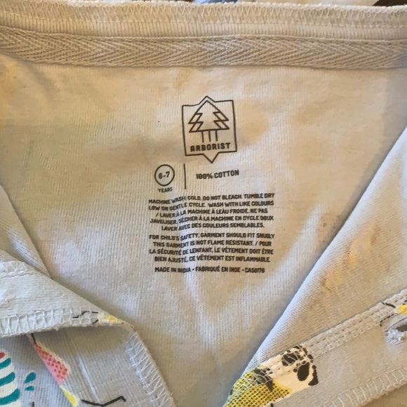 Kids Icecream Print Onesie PJ’s NWT by Arborist - Picture 4 of 6